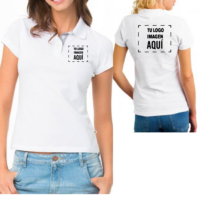 Polo Blanco Mujer