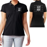 Polo Negro Mujer