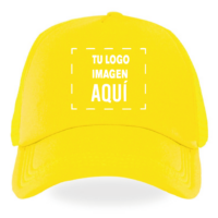 Gorra Malla Unicolor Amarilla
