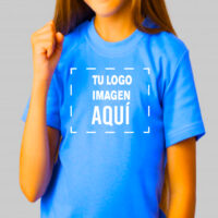 Camiseta Azul Rey Niña