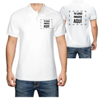 Polo Blanco Hombre