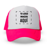 Gorra Fucsia Frente Blanco