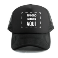 Gorra Malla Unicolor Negro