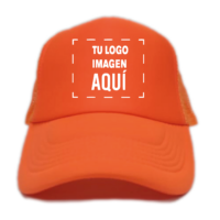 Gorra Malla Unicolor Naranja