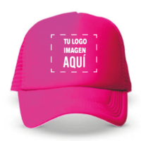 Gorra Malla Unicolor Fucsia