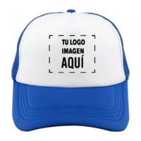 Gorra Azul Frente Blanco