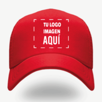 Gorra Malla Unicolor Roja