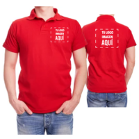 Polo Rojo Hombre