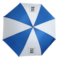 Sombrilla Bicolor Azul Y Blanca