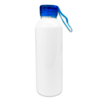 Termo Botella Metálica Tapa Rosca Azul