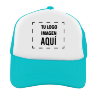Gorra Verde Menta Frente Blanco