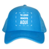 Gorra Malla Unicolor Azul Claro